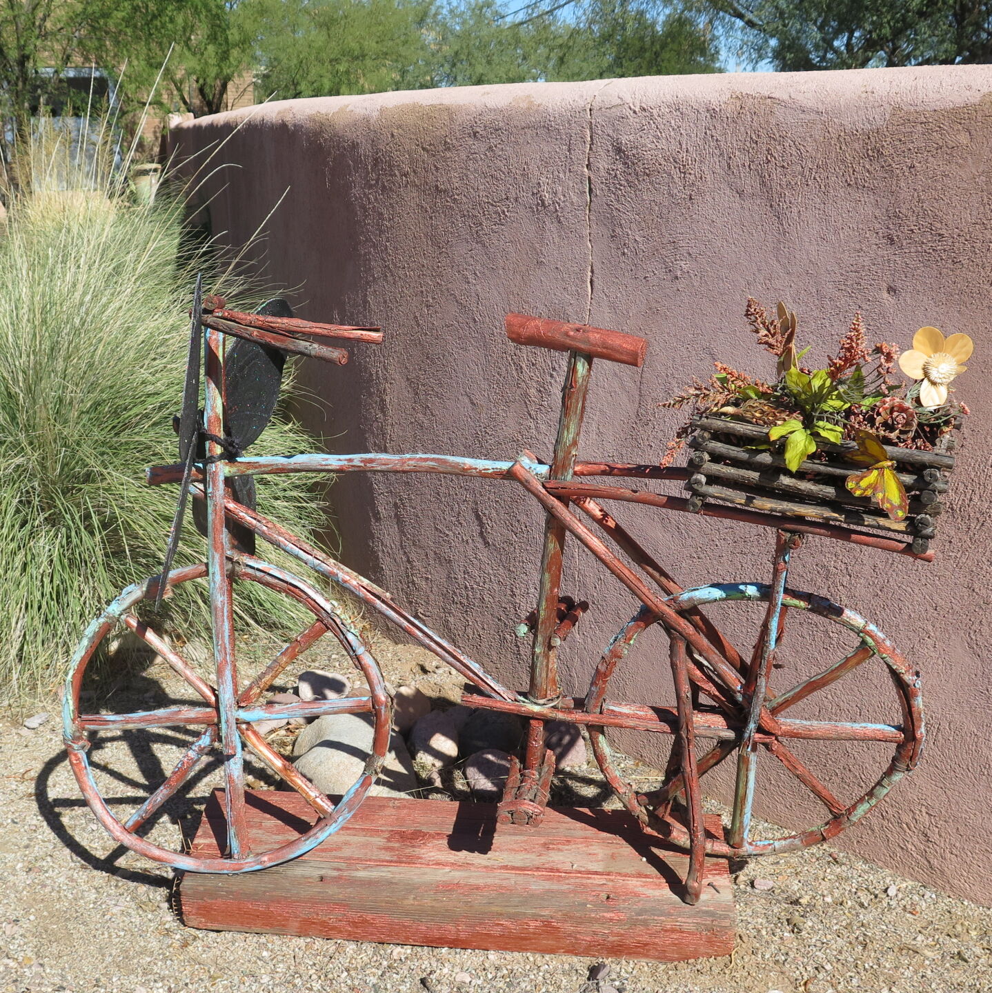whimsical wooden bike.JPG